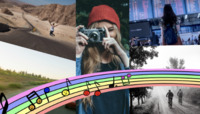 Müzikli fotoğraflar